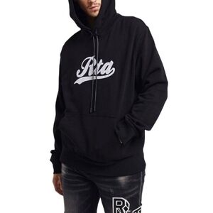 RtA Black Dion Collegiate Script Hoodie